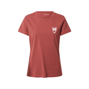 KnowledgeCotton Apparel Tričko 'ROSA' pastelovo červená vyobraziť