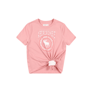 Abercrombie & Fitch Tričko ružová / biela / ružová vyobraziť