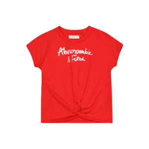 Abercrombie & Fitch Tričko 'SHINE TWIST' červená / biela vyobraziť