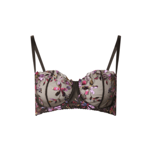 Aurore Lingerie Podprsenka 'Peonia' ružová / čierna / fialová / zelená vyobraziť