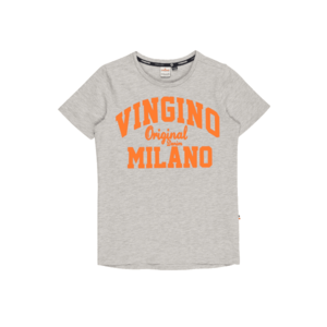 VINGINO Tričko sivá melírovaná / oranžová vyobraziť