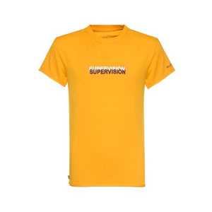BLUE EFFECT Tričko 'Supervision' oranžová / biela / slivková vyobraziť
