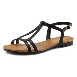 LASCANA Remienkové sandále čierna / hnedá vyobraziť