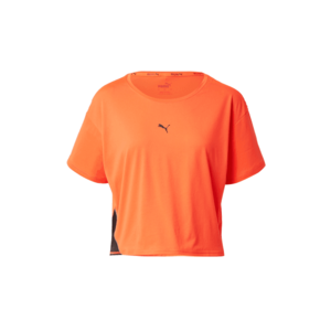 PUMA Funkčné tričko 'Ladapt' čierna / oranžová vyobraziť