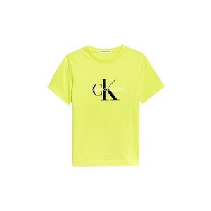 Calvin Klein Jeans Tričko čierna / biela / žltá vyobraziť