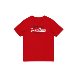 Jack & Jones Junior Tričko červená / biela / tmavomodrá vyobraziť