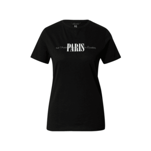 NEW LOOK Shirt 'PARIS' čierna / biela vyobraziť