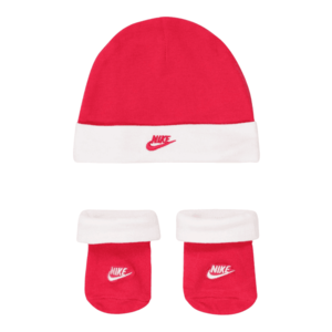 Nike Sportswear Súpravy bielizne 'NIKE FUTURA HAT/BOOTIE 2PC' biela / jasne červená vyobraziť