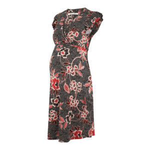 Noppies Letné šaty 'Solagna' čierna / červená / biela / ružová vyobraziť