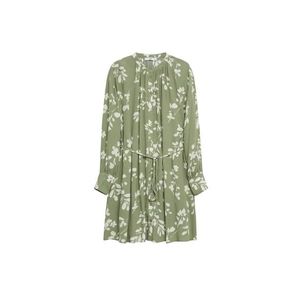 MANGO Košeľové šaty 'Flor' pastelovo zelená / biela vyobraziť