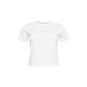 Calvin Klein Jeans Tričko biela / tmelová vyobraziť