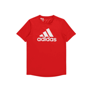 ADIDAS PERFORMANCE Funkčné tričko červená / biela vyobraziť