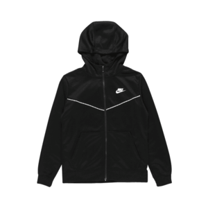 Nike Sportswear Prechodná bunda 'Repeat' čierna / biela vyobraziť
