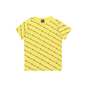 Champion Authentic Athletic Apparel Tričko žltá / čierna vyobraziť