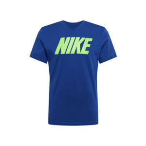 Nike Sportswear Tričko kráľovská modrá / neónovo zelená vyobraziť