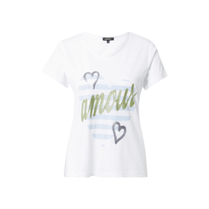 MORE & MORE Tričko 'Amour' biela / zlatá / svetlomodrá vyobraziť