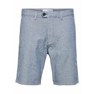 SELECTED HOMME Chino nohavice modrá melírovaná vyobraziť