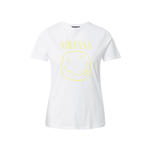 NEW LOOK Tričko 'YELLOW NIRVANA' biela / žltá vyobraziť