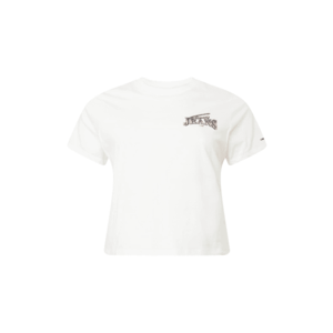 Tommy Jeans Curve T-Shirt biela / zmiešané farby vyobraziť