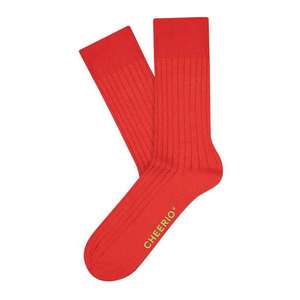 CHEERIO* Ponožky 'TOUGH GUY' červená vyobraziť