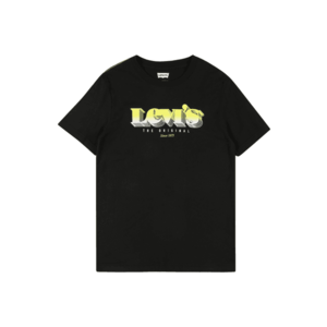LEVI'S Tričko čierna / biela / žltá vyobraziť