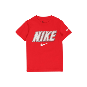 Nike Sportswear Tričko červená / biela vyobraziť