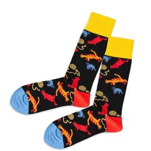 DillySocks Ponožky červená / modrá / žltá vyobraziť