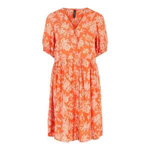 Y.A.S Košeľové šaty 'Manish' oranžová / béžová vyobraziť