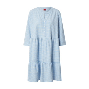 HUGO Košeľové šaty 'Klevia' modrá / biela vyobraziť