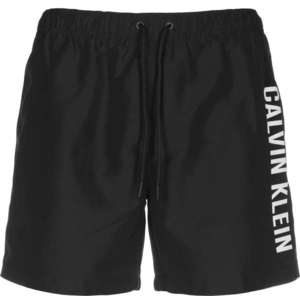 Calvin Klein Swimwear Plavecké šortky čierna / biela vyobraziť