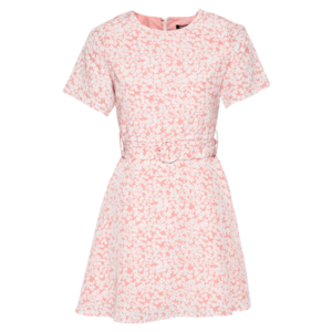 Fashion Union Letné šaty 'AMBER' ružová / biela vyobraziť
