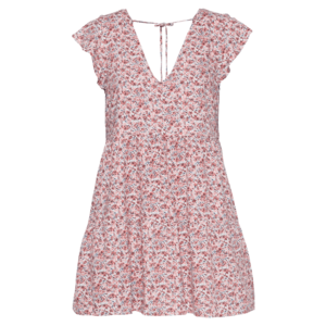 Abercrombie & Fitch Letné šaty červená / biela / tmavomodrá / ružová vyobraziť