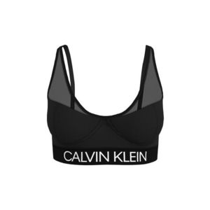 Calvin Klein Swimwear Bikinový top čierna / biela vyobraziť