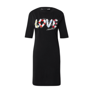 Love Moschino Šaty čierna / biela / zmiešané farby vyobraziť