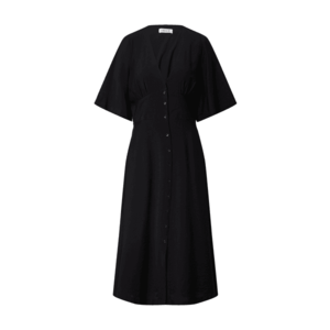 EDITED Košeľové šaty 'Vera' čierna vyobraziť