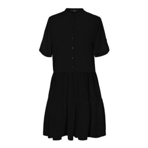 Vero Moda Petite Košeľové šaty čierna vyobraziť