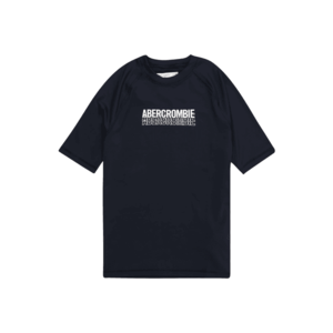 Abercrombie & Fitch Shirt námornícka modrá / biela vyobraziť