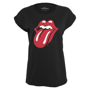 Merchcode Tričko 'Rolling Stones Tongue' čierna / červená / biela vyobraziť