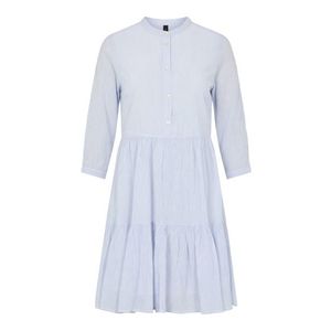 Y.A.S Košeľové šaty 'Famira' biela / svetlomodrá vyobraziť