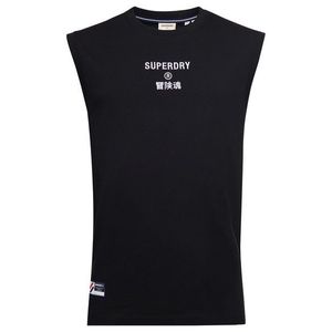 Superdry Tričko 'Corporate' čierna / biela vyobraziť