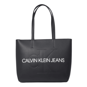 Calvin Klein Shopper čierna / biela vyobraziť