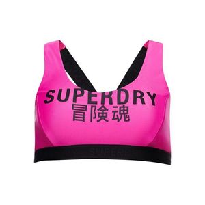 Superdry Bikinový top ružová / čierna vyobraziť