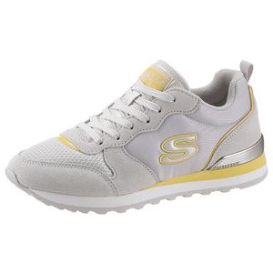 SKECHERS Nízke tenisky 'OG 85' svetlosivá / žltá / strieborná vyobraziť