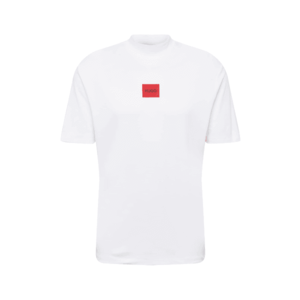 HUGO Tričko 'Dabagari' biela / červená vyobraziť