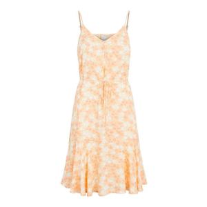 PIECES Letné šaty 'Nya' pastelovo oranžová / tmavooranžová / biela vyobraziť