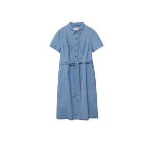 MANGO Košeľové šaty 'Claire' nebesky modrá vyobraziť