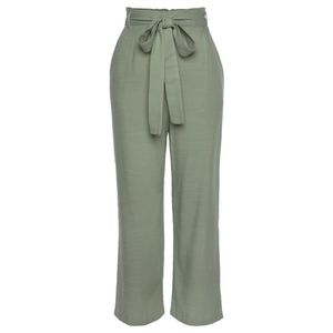 LASCANA Plisované nohavice zelená vyobraziť