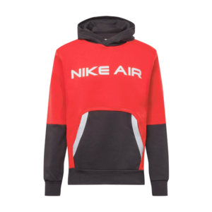 Nike Sportswear Mikina červená / čierna / biela vyobraziť