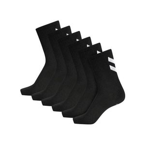 Hummel Športové ponožky 'Chevron' čierna / biela vyobraziť