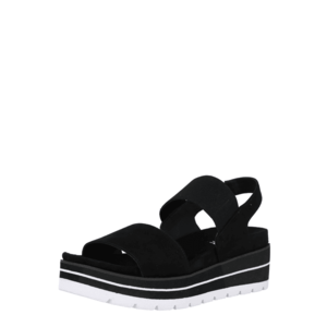 BULLBOXER Sandále čierna / biela vyobraziť